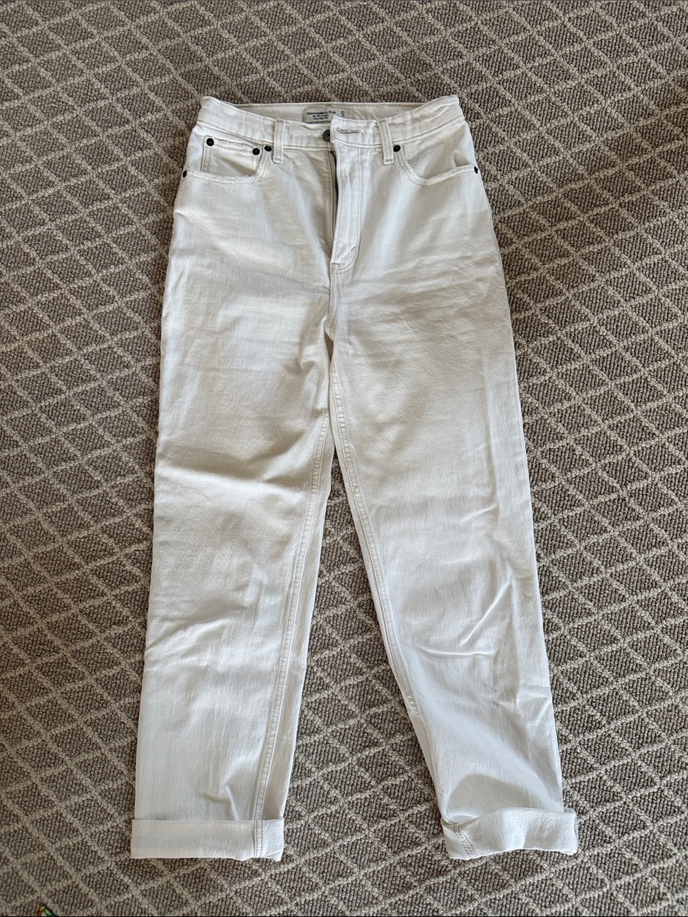 Abercrombie & Fitch the 90s Straight Ultra High Rise